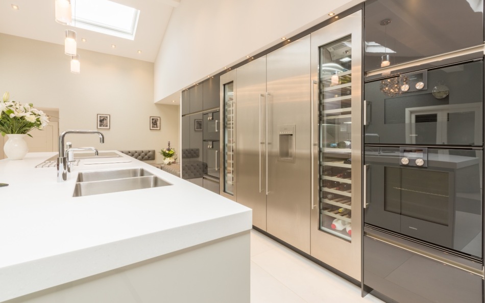 Tall wine cooler and Gaggenau