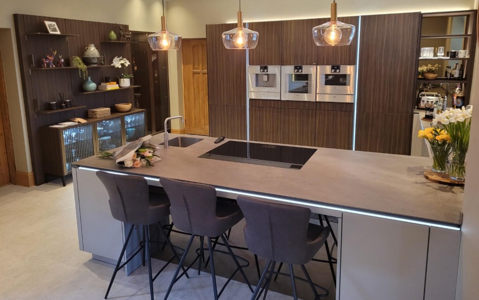 Full view of kitchen