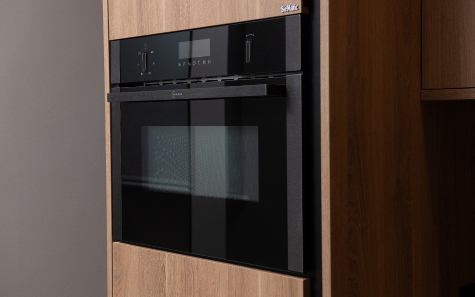 Close up of Neff Combi Microwave