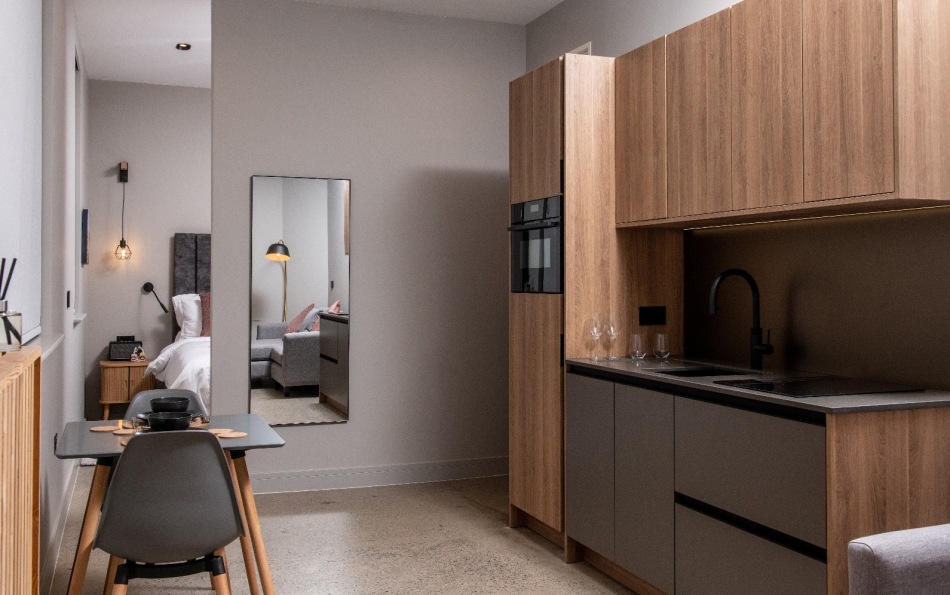 Overview of one of the apartments