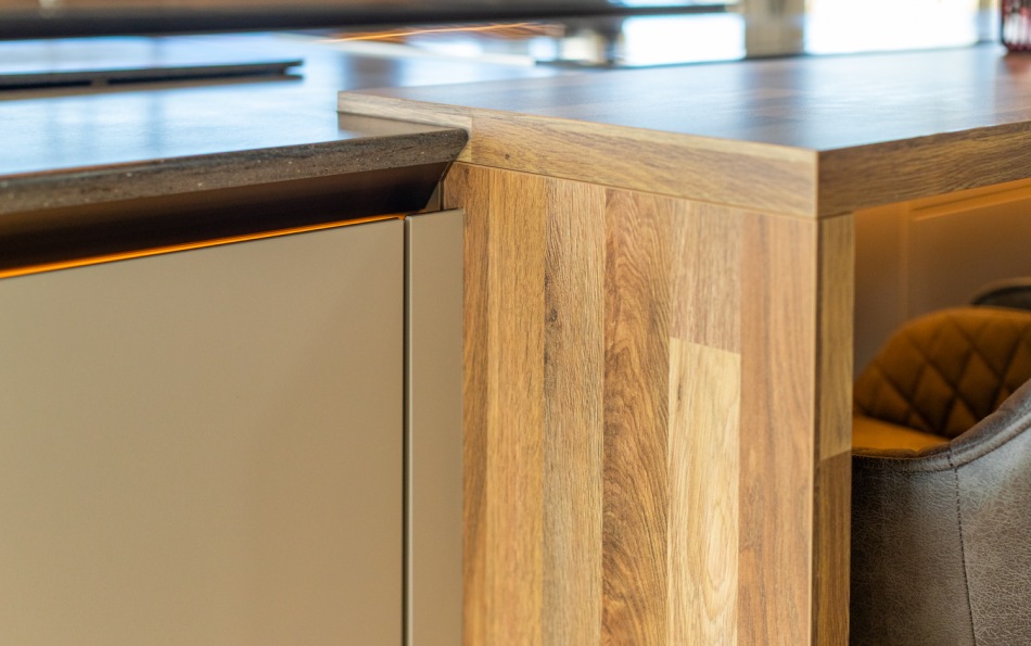 Breakfast bar close up