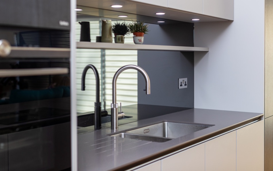 Close up of sink run